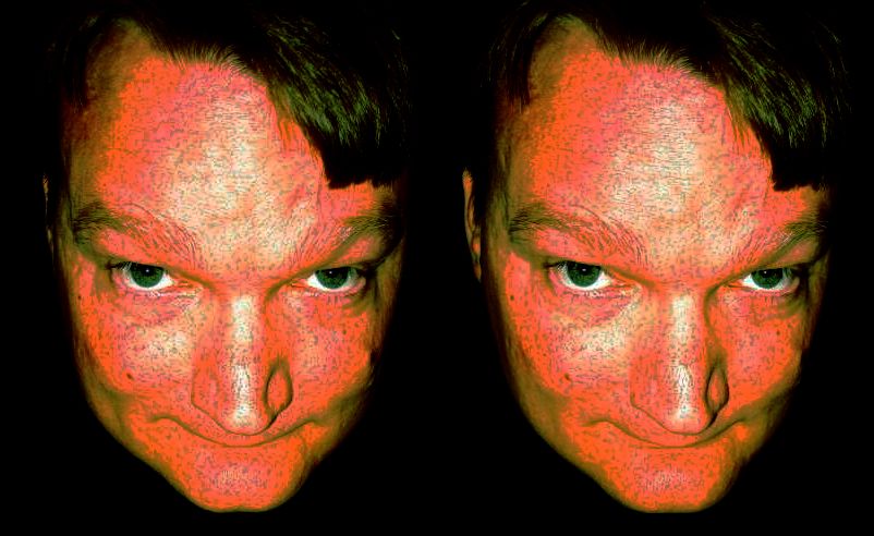 frightening stereo photo of me